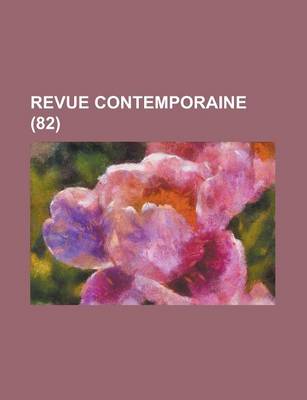 Book cover for Revue Contemporaine (82)