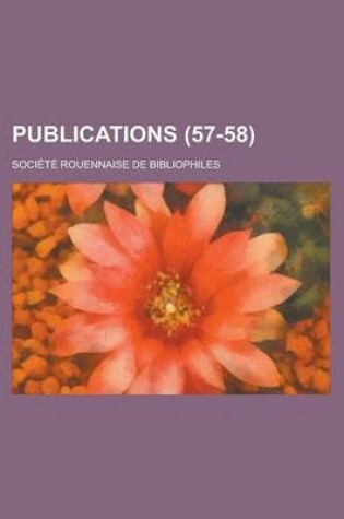 Cover of Publications (57-58)