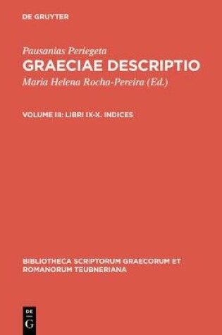 Cover of Graeciae Descriptio, Vol. III CB