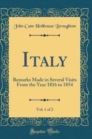 Cover of Italy, Vol. 1 of 2