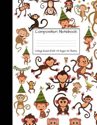 Book cover for Composition Notebook College Ruled 8.5 inch x 11 inch