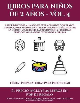 Cover of Fichas preparatorias para preescolar (Libros para niños de 2 años - Vol. 4)