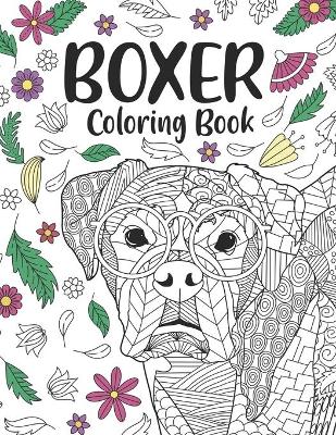 Book cover for Boxer Coloring Book