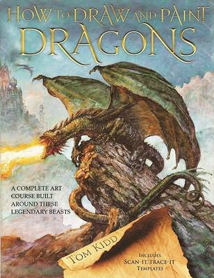 Book cover for How to Draw and Paint Dragons