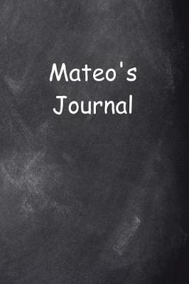Cover of Mateo Personalized Name Journal Custom Name Gift Idea Mateo