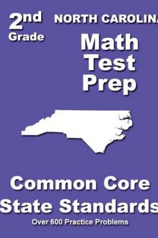 Cover of North Carolina 2nd Grade Math Test Prep