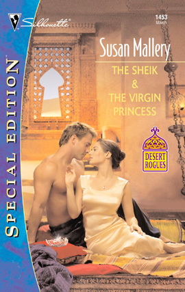 Book cover for The Sheik and the Virgin Princess