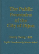 Book cover for Public Fountains of the City of Dijon
