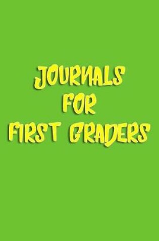 Cover of Journals For First Graders