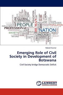 Book cover for Emerging Role of Civil Society in Development of Botswana