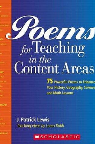 Cover of Poems for Teaching in the Content Areas