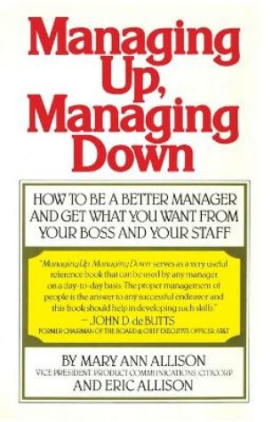 Cover of Managing Up, Managing Down