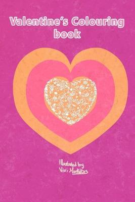 Book cover for Valentine's Colouring book