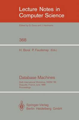 Cover of Database Machines