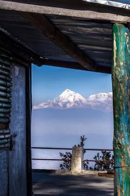 Book cover for Himalayas Through a Roadside Shed in India Journal