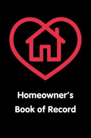 Cover of Homeowner's Book of Record