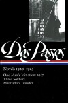 Book cover for John Dos Passos: Novels 1920-1925 (LOA #142)