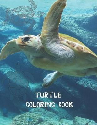 Book cover for Turtle Coloring Book