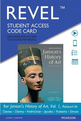 Book cover for Revel Access Code for Janson's History of Art