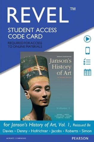 Cover of Revel Access Code for Janson's History of Art