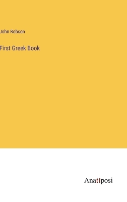 Book cover for First Greek Book