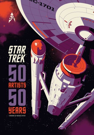 Book cover for Star Trek: 50 Artists 50 Years