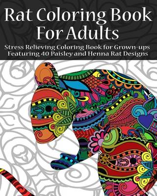 Cover of Rat Coloring Book For Adults