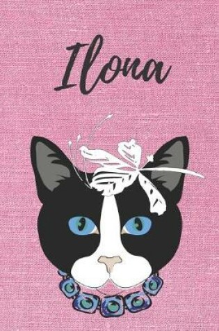 Cover of Ilona personalisiertes Notizbuch Katze / Malbuch / Tagebuch / Journal / DIN A5 / Geschenk