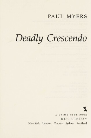 Cover of Deadly Crescendo