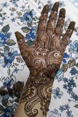 Book cover for Traditional Mehendi Henna Hands Journal