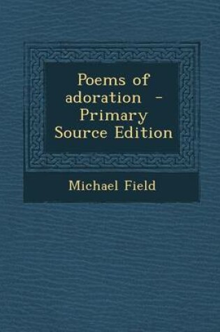 Cover of Poems of Adoration