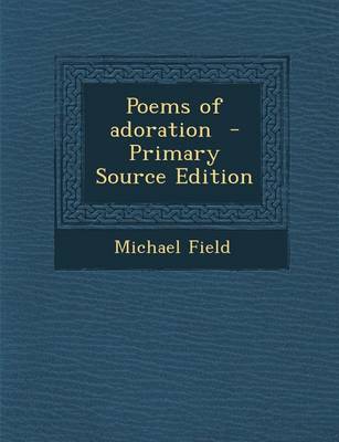 Book cover for Poems of Adoration