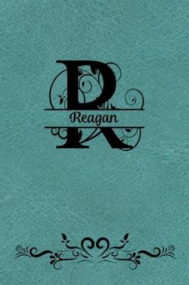 Book cover for Split Letter Personalized Journal - Reagan
