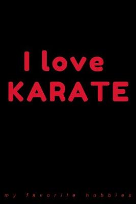 Book cover for I Love Karate