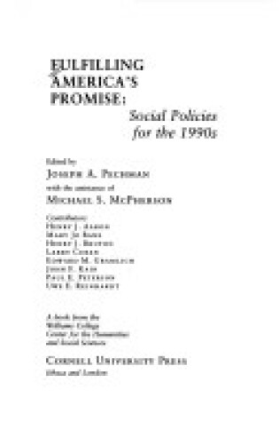 Cover of Fulfilling America's Promise