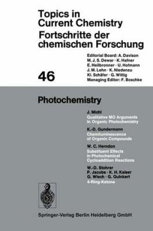 Cover of Photochemistry