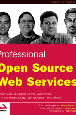 Cover of Professional Open Source Web Services