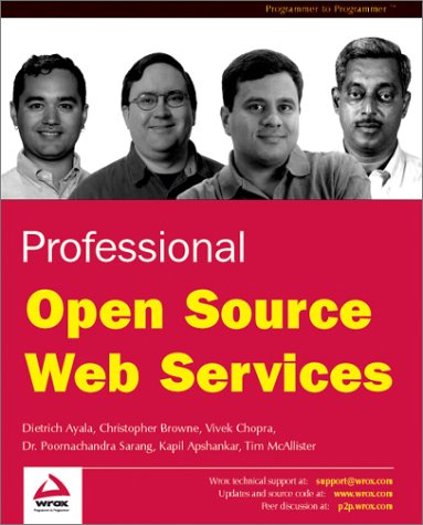 Cover of Professional Open Source Web Services
