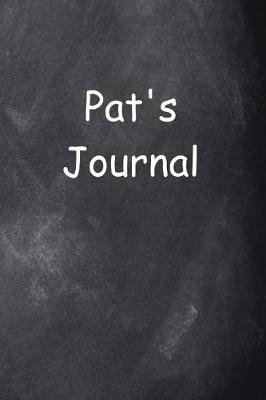 Cover of Pat Personalized Name Journal Custom Name Gift Idea Pat