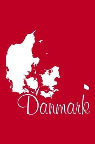 Cover of Danmark - Venetian Red Lined Notebook with Margins (Denmark)