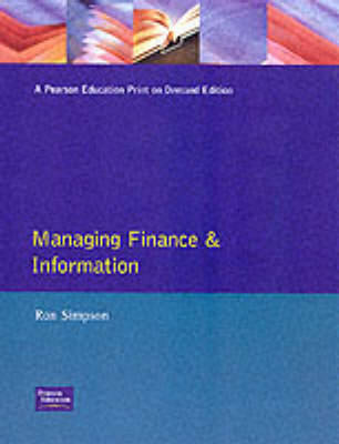 Book cover for Managing Finance And Information HNC/D