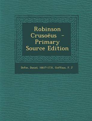 Book cover for Robinson Crusoeus