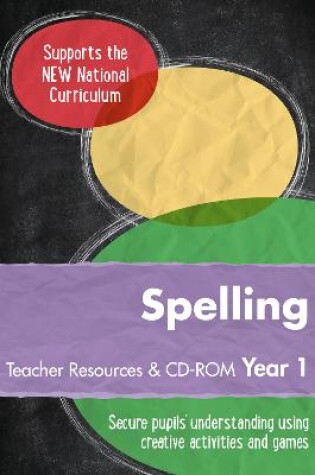Cover of Year 1 Spelling Teacher Resources with CD-ROM