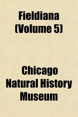 Book cover for Fieldiana Volume 8; Anthropology