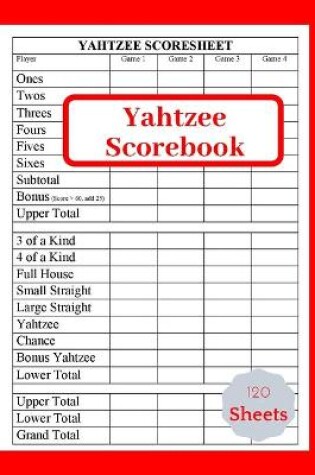 Cover of Yahtzee Scorebook