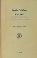 Cover of Angelo Poliziano, Lamia Praelectio in priora Aristotelis Analytica