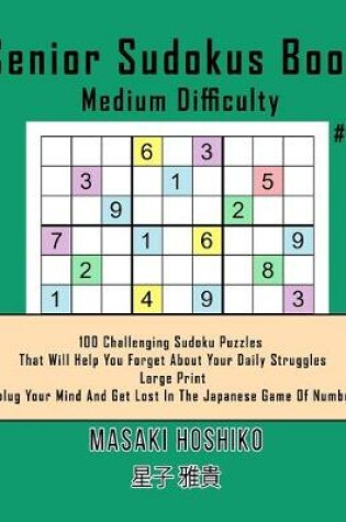 Cover of Senior Sudokus Book Medium Difficulty #6