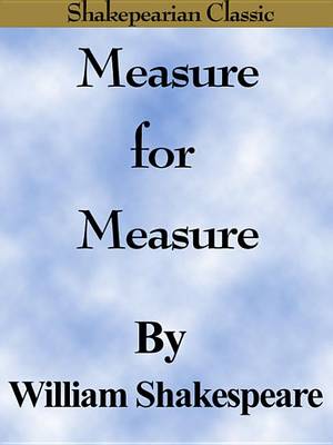 Cover of Measure for Measure (Shakespearian Classics)