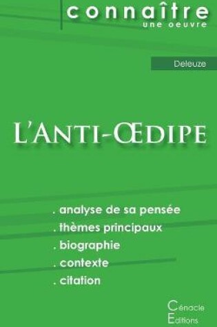 Cover of Fiche de lecture L'Anti-Oedipe de Deleuze (analyse litteraire de reference et resume complet)