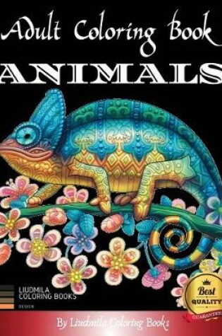 Cover of Adult Coloring Book Animals